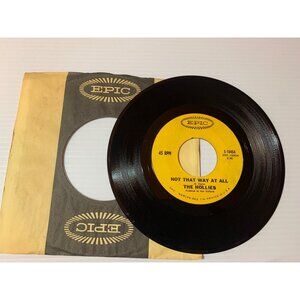 The Hollies "Sorry Suzanne" & "Not That Way at All" 45 RPM Vinyl Record 1960s